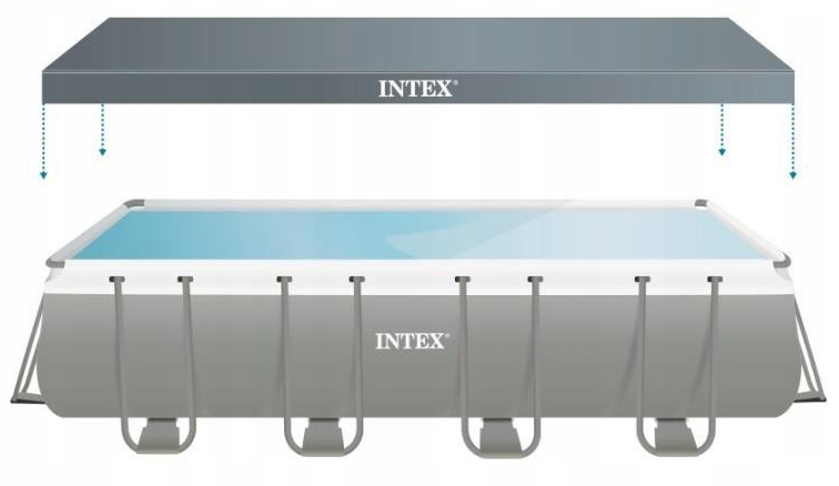 Каркасный бассейн Intex 26356, Ultra XTR Frame 549х274х132см, 17203л, песочный фильтр-насос, лестница, тент, подстилка фото 4