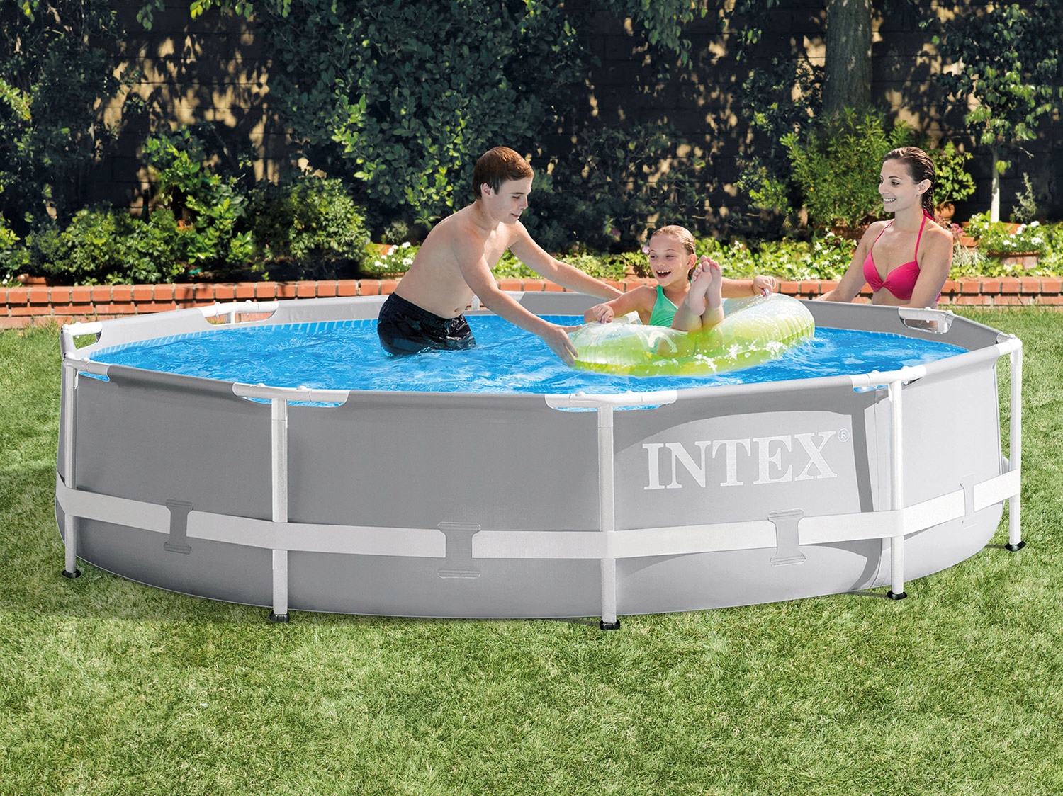 Каркасный бассейн Intex 26700, Prism Frame 305x76см, 4485л фото 4