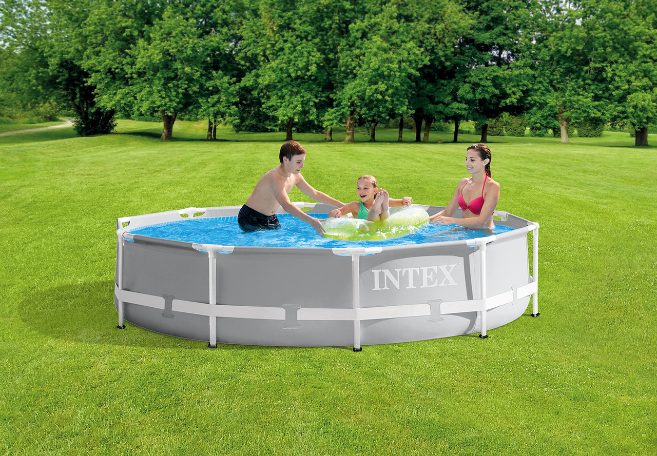 Каркасный бассейн Intex 26700, Prism Frame 305x76см, 4485л фото 5