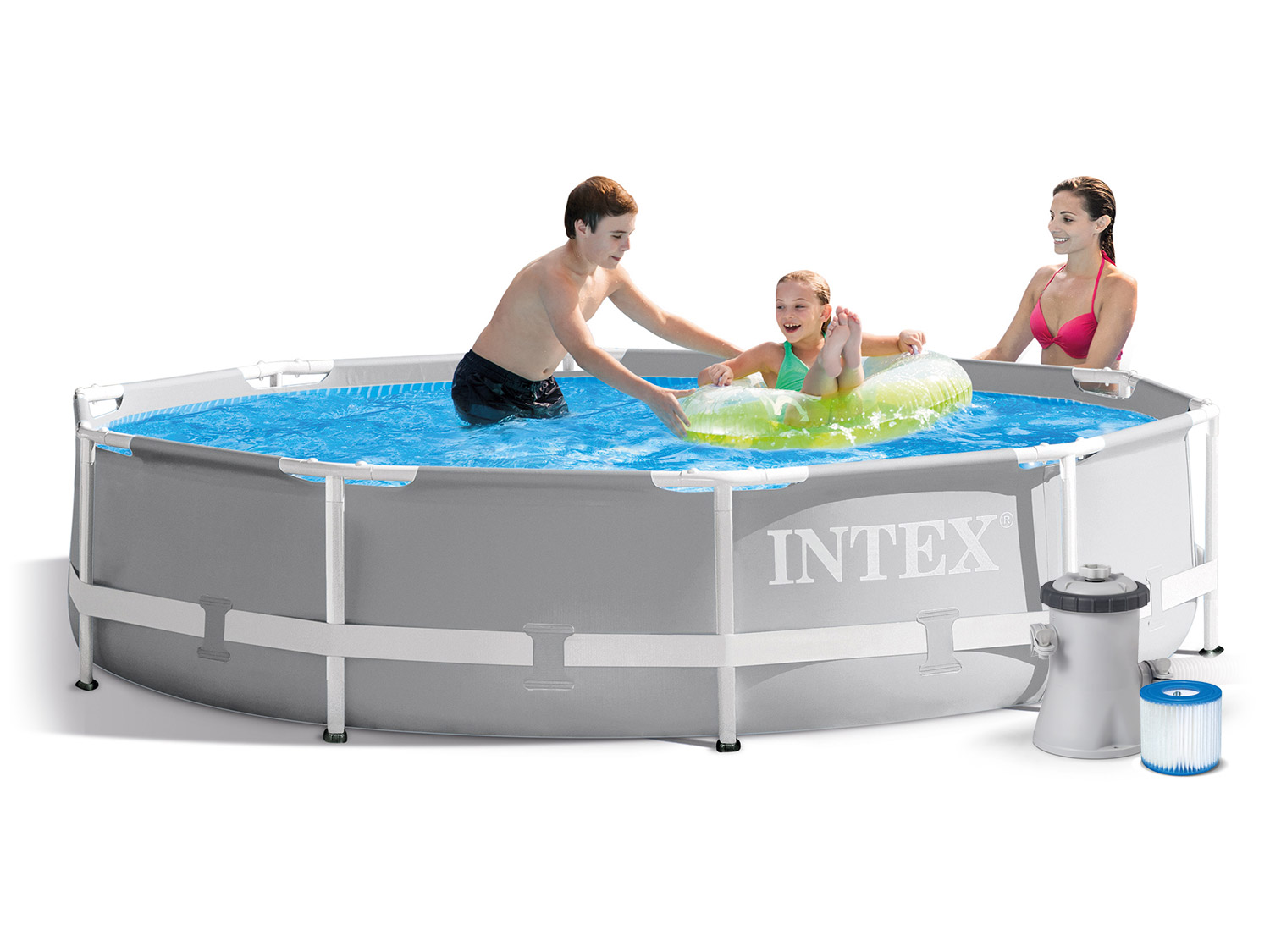 Каркасный бассейн Intex 26702, Prism Frame 305x76см, 4485л, фильтр-насос фото 2
