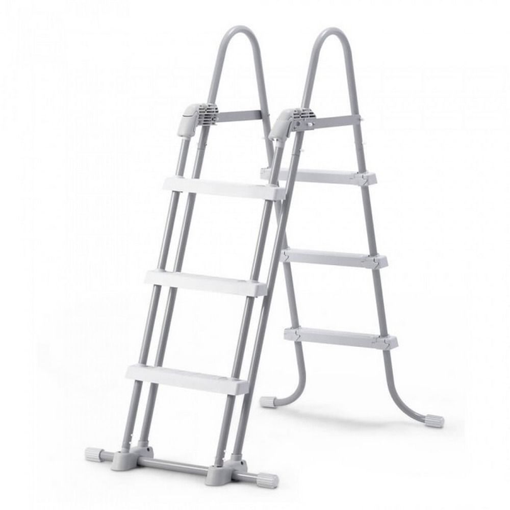 Каркасный бассейн Intex 26742, Prism Frame 457х122см "Greywood" 16805л, фильтр-насос, лестница, тент, подстилка фото 3