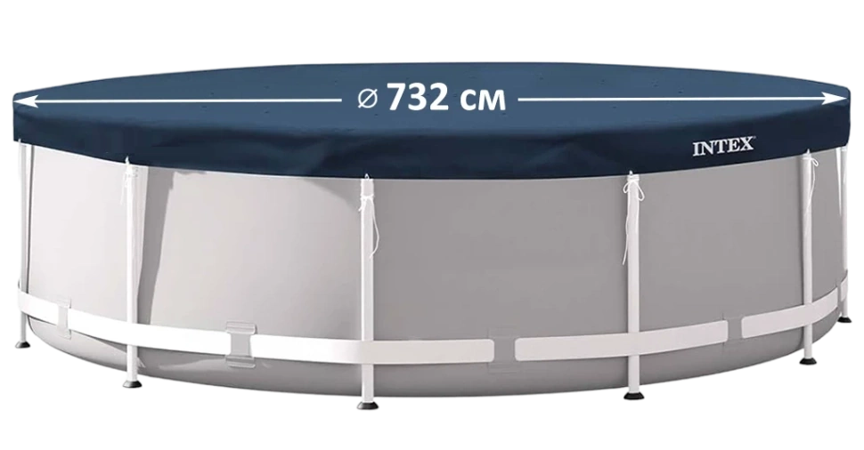 Тент для каркасного бассейна 732см, Deluxe, всесезонный