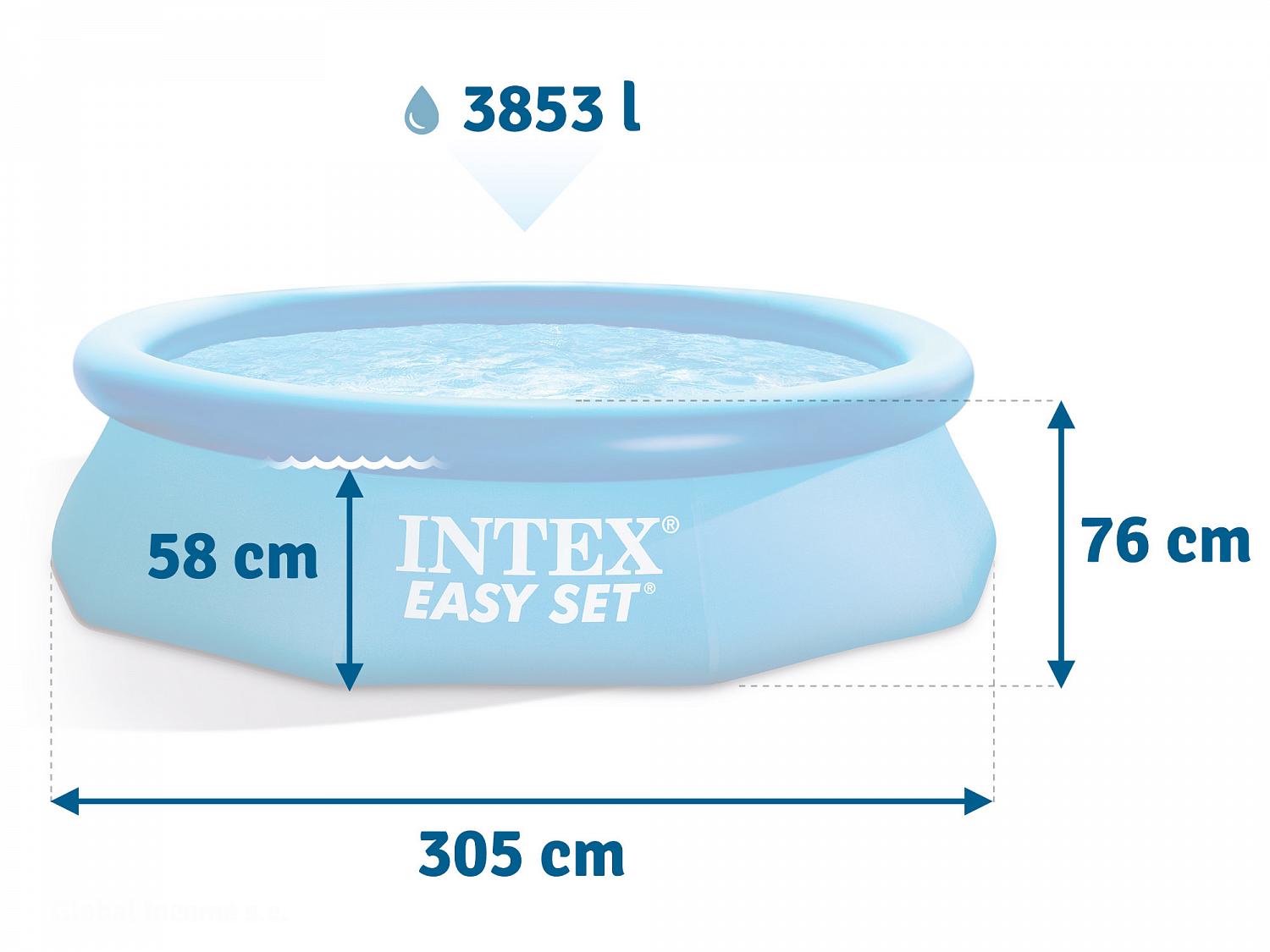Бассейн Easy Set 305х76см, 3853л, Intex, 28120 фото 3