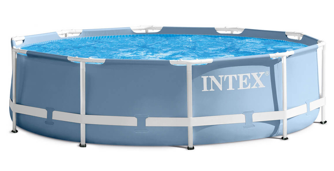 Каркасный бассейн Intex 28718, Prism Frame 366х98см, фильтр-насос, лестница, 9400л, 41кг фото 1