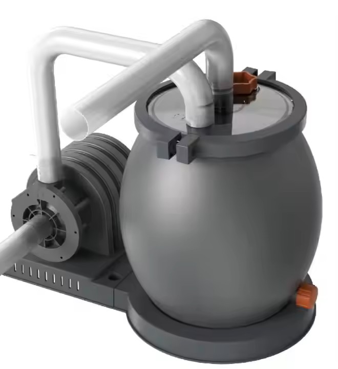 Песочный фильтр-насос 100w, 4,5/3,м3/ч, резервуар для песка 11кг, фракция 0.45-0.85мм