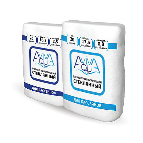 Стеклянный фильтрующий элемент Aquaviva 0.5-1.5 (20 кг) фото 1