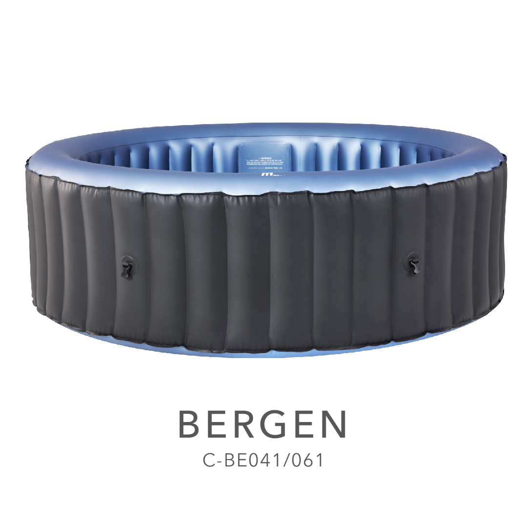 СПА-бассейн 204х70см "Bergen" 930л, круглый, аэромассаж фото 2