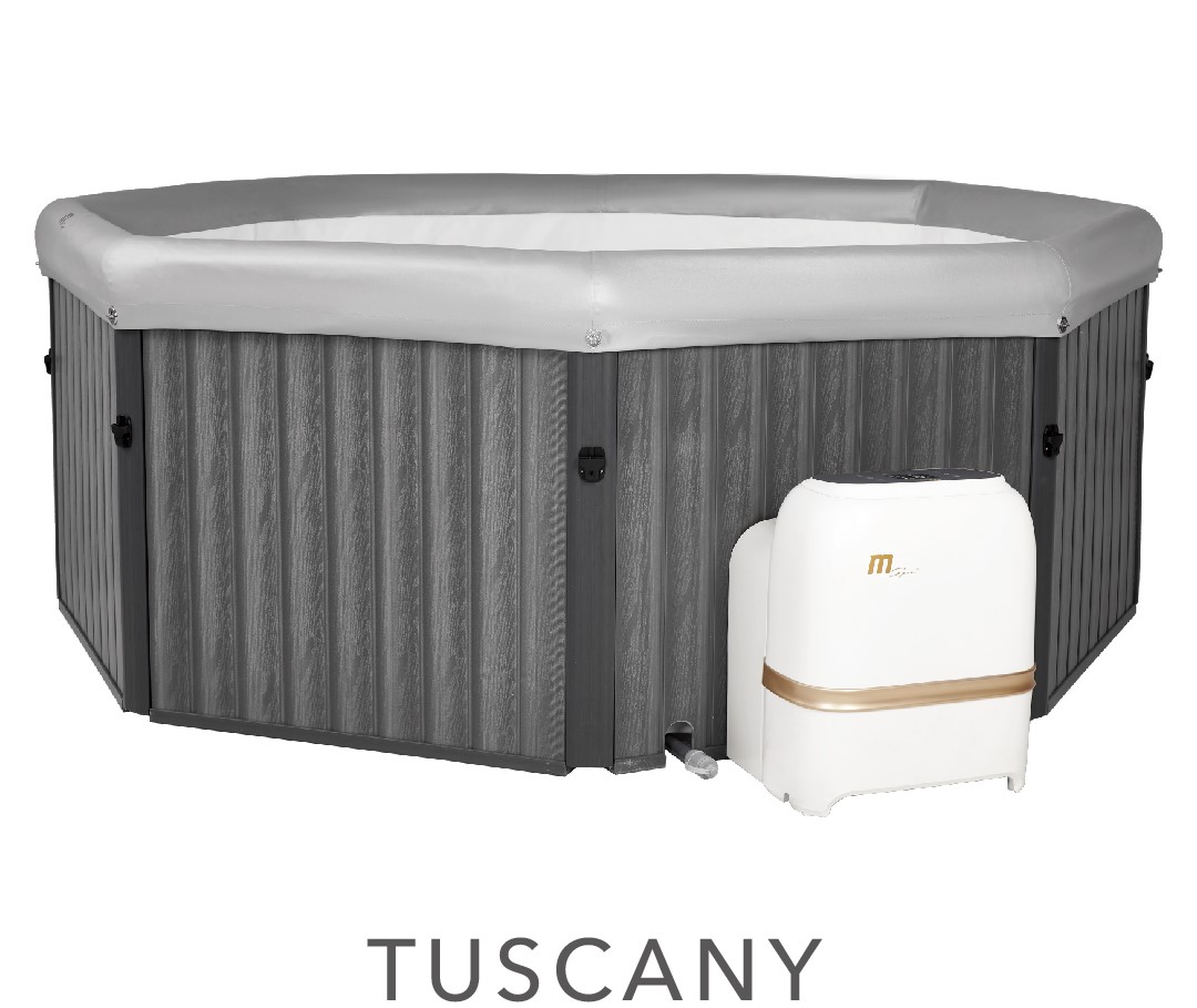 СПА-бассейн 193х193х73см "Tuscany" 1100л, шестигранный, аэромассаж фото 2