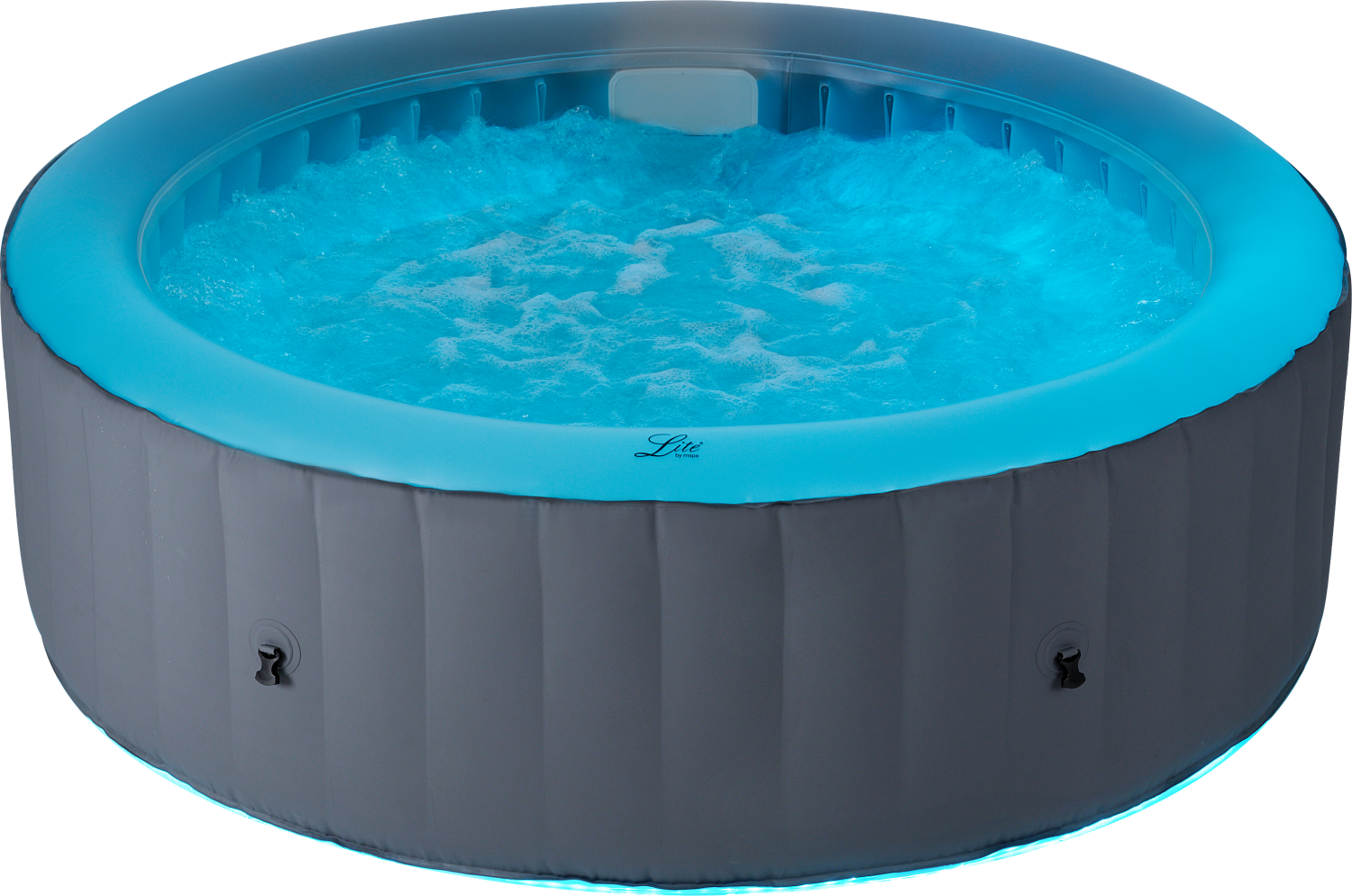 СПА-бассейн 204х70см "Glow" 930л, круглый, аэромассаж, Led-подсветка фото 3